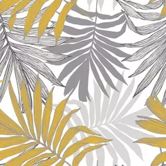 MANTEL ECOCUERO PALMA ORO - comprar online