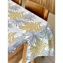 MANTEL ECOCUERO PALMA ORO