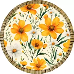 SET X24 INDIVIDUALES DE PAPEL FLORES SILVESTRES en internet