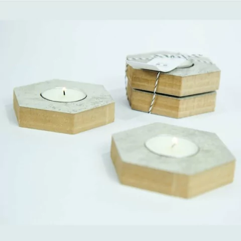 PORTA VELA HEXÁGONO X2