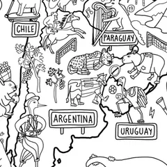 LAMINA PROYECTO ANIMALES DE AMÉRICA - tienda online