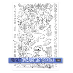 LAMINA DINOSAURIOS ARGENTINA - comprar online