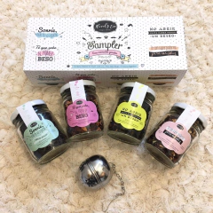 KIT DE TÈ EN HEBRAS PARA MOMENTOS GENIALES x4 SABORES - comprar online
