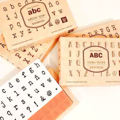 SET DE SELLOS ABECEDARIO