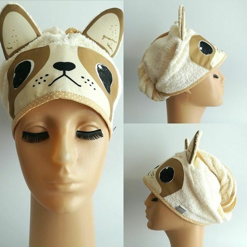 TURBANTE PERRITO NATURAL