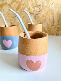 Imagen de MATE MADERA CORAZÓN