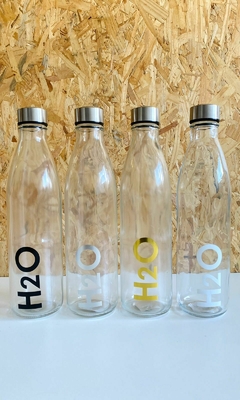 BOTELLA VIDRIO H20