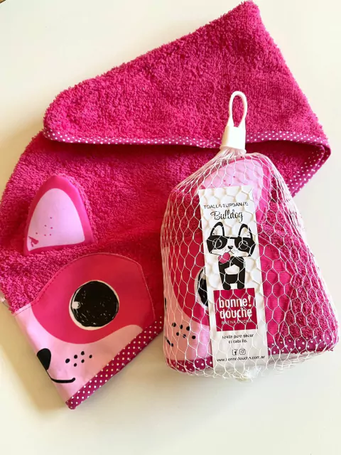 TURBANTE PERRITO FUCSIA