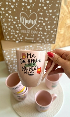 Imagen de TAZA BAJA ROSA MAMÁ