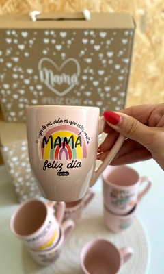 TAZA BAJA ROSA MAMÁ