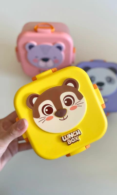 LUNCH BOX CON CUBIERTO Y BOWL ANIMALITOS - Ayquelindo