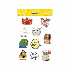 PLANCHITA MINI STICKERS MEMES - comprar online