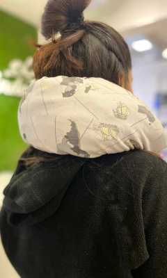 CUELLO ESCONDE ROPA MAPA GRIS - comprar online