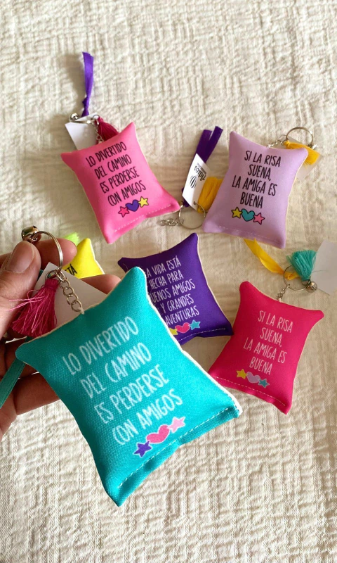 LLAVERO ALMOHADITA AMISTAD