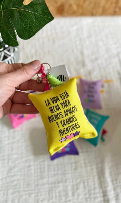 LLAVERO ALMOHADITA AMISTAD