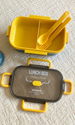 LUNCHERA MÁS VASO CUP AZUL en internet