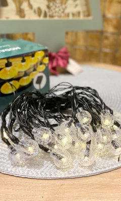 GUIRNALDA SOLAR 30 BOLITAS CALIDAS 7.5MTS en internet