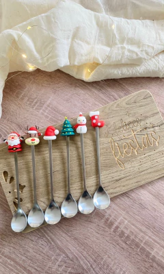 CUCHARA NAVIDEÑA - PLATEADA - Ayquelindo