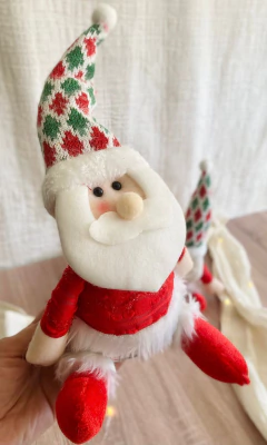 MUÑECO PAPA NOEL C/GORRITO ROMBOS en internet