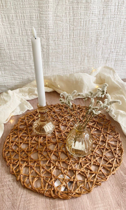 INDIVIDUAL TRAMA - TOSTADO - comprar online