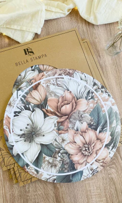 SET X24 INDIVIDUALES DE PAPEL ROMA - comprar online