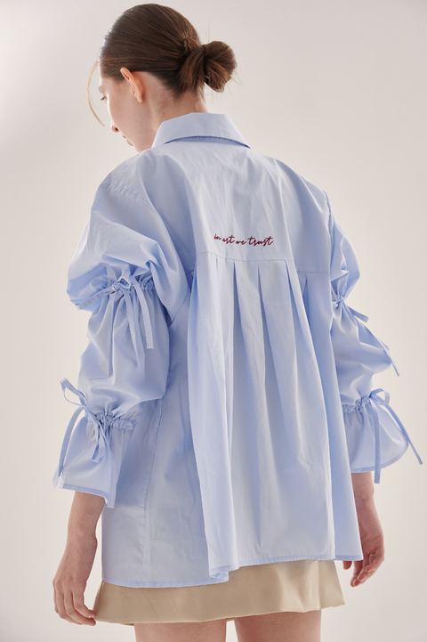 camisa ART - pale blue (pre order) - comprar online