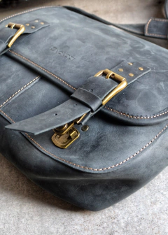 Imagen de Morral de cuero modelo Classic