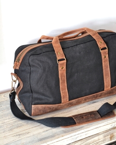Bolso de mano - Lona y Cuero - tienda online