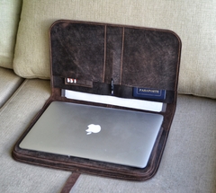 Organizador porta papeles - Funda Notebook (Tamaño A4 y Oficio) - Vakapi Cueros