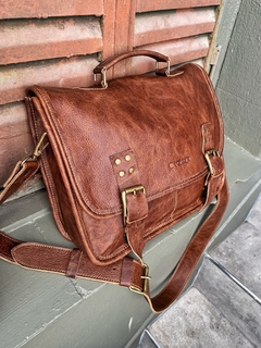 Morral de cuero modelo Old School - comprar online