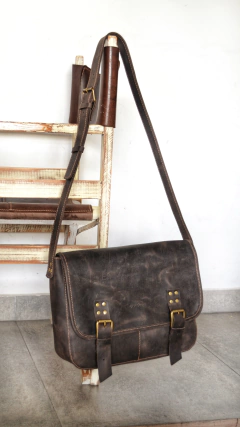 Imagen de Morral de cuero modelo Classic