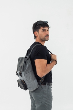 Mochila Montecarlo - Jean y cuero en internet