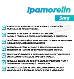Ipamorelin 5mg + Diluente - comprar online