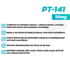PT-141 10mg + Diluente - comprar online