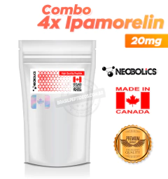 Kit 4x Ipamorelin 5mg + Diluentes