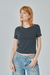 REMERA BABY TEE BASICA CROP ESC REDONDO en internet