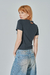 REMERA BABY TEE BASICA CROP ESC REDONDO - tienda online