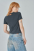 REMERA BABY TEE BASICA CROP ESC REDONDO