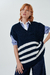 CHALECO LANA SQUARZE RAYAS - tienda online