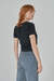 REMERA BABY TEE BASICA CROP ESC V - TCG