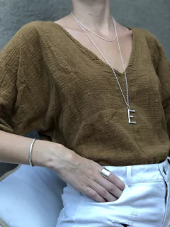 Colgante Inicial mediana - Plata 925 - comprar online