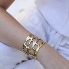 Brazalete Coral Bronce