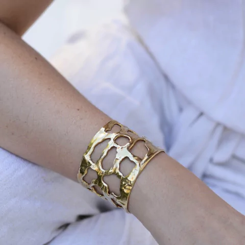 Brazalete Coral Bronce