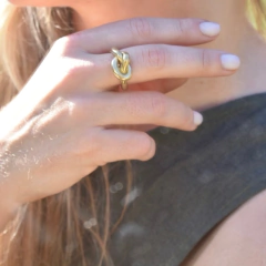 Anillo Nudo - Bronce - comprar online