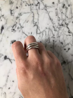 Anillo Irregular Plata 925 en internet