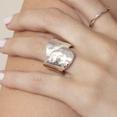 Anillo Lazo Plata