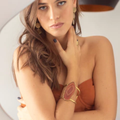 Brazalete Agata - Bronce - comprar online