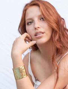 Brazalete Rústico de bronce - comprar online