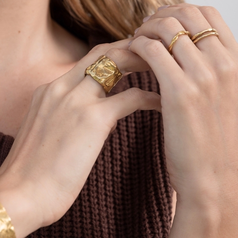 Anillo Tronco Bronce