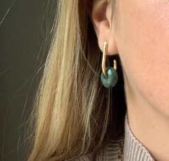 Argolla fini con piedra - Bronce en internet